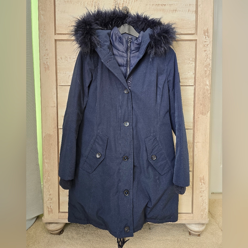 Tommy HilfigerWomen's Faux-Fur-Trim Hooded Parka